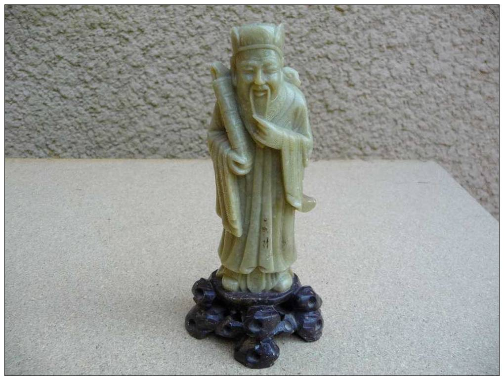 Statue 1, Sculpture Antique En Jade, Objet De Collection – Rule 1, Antique Sculpture Out Of Jade, Object Of Collection - Arte Asiático