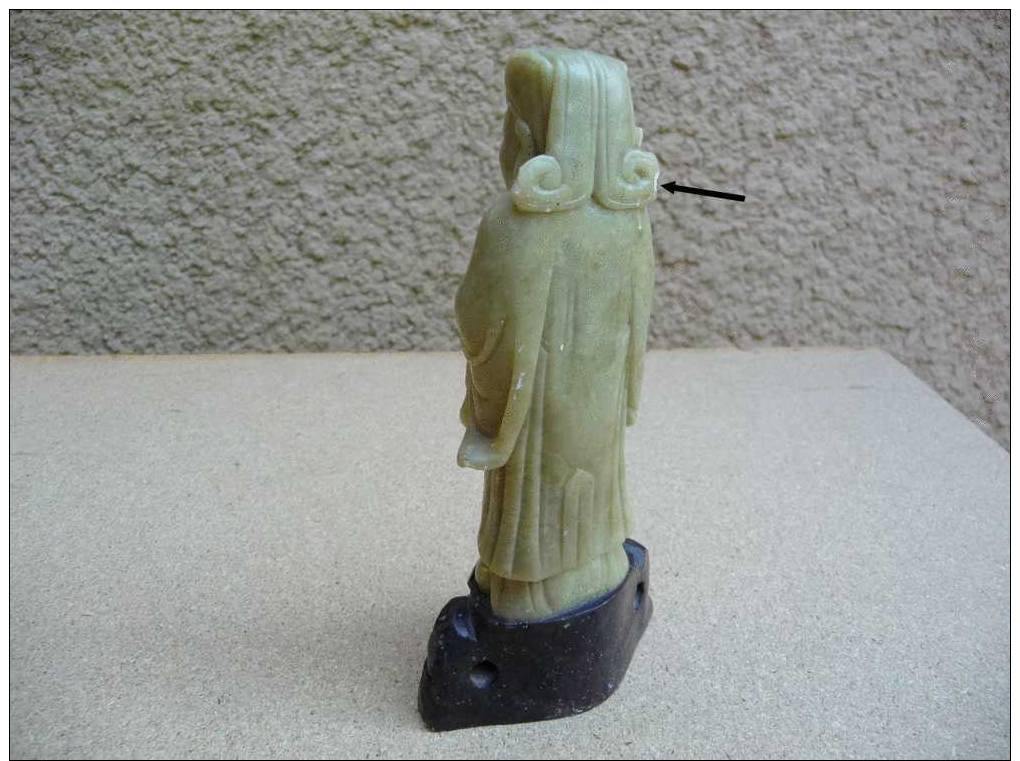 Statue 1, Sculpture Antique En Jade, Objet De Collection – Rule 1, Antique Sculpture Out Of Jade, Object Of Collection - Arte Asiático