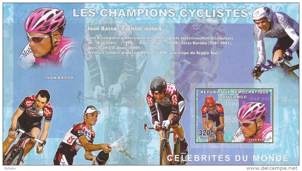 Sports - Cyclisme - Amstrong - Ulrich - Rép Du Congo - COB BF 402 / 05 ** De 2006 - MNH - NON Dentelés - Valeur 140 Euro - Neufs