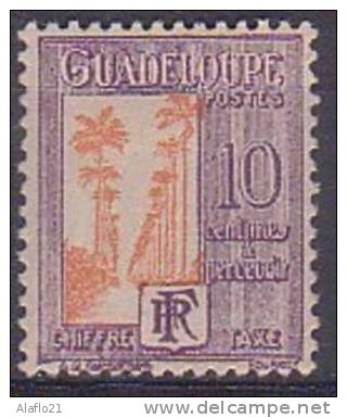 µ2 - GUADELOUPE - TAXE N° 28 - NEUF - Strafport