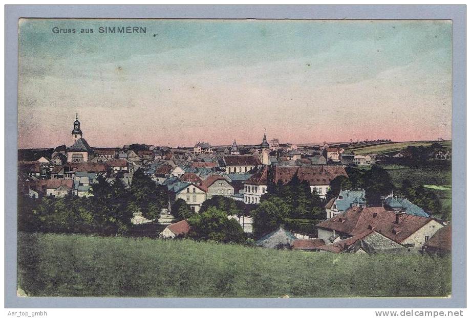 RP SIMMERN 1922-06-24 Foto Gesamtansicht  G.Usiger - Simmern