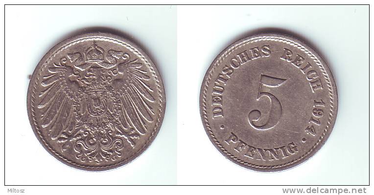 Germany 5 Pfennig 1914 G - 5 Pfennig