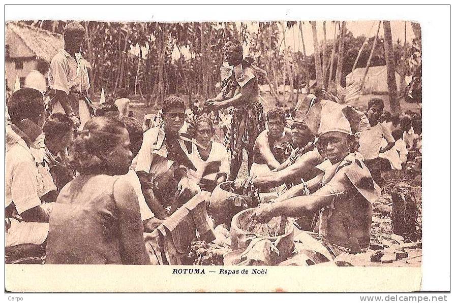 ROTUMA - Repas De Noêl. (Fidji) - Fidschi