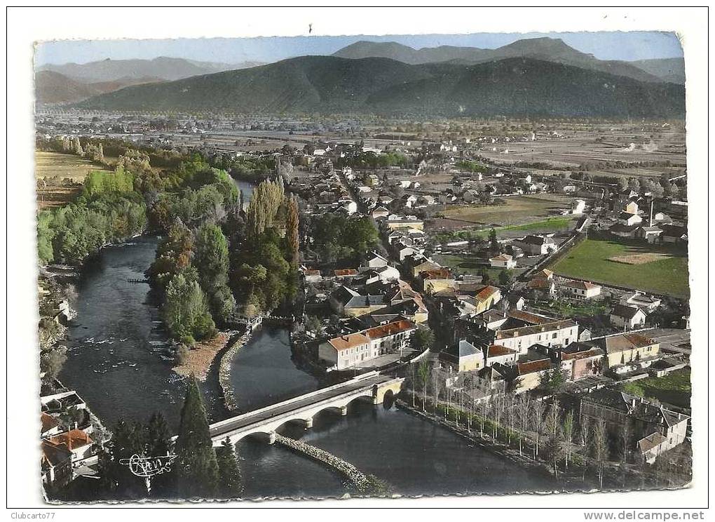 Montréjeau-Goourdan-Polignan (31) : Vue Aérienne Au Niveau Du Vieux Pont En 1957 (animé) VENTE A PRIX FIXE. - Montréjeau