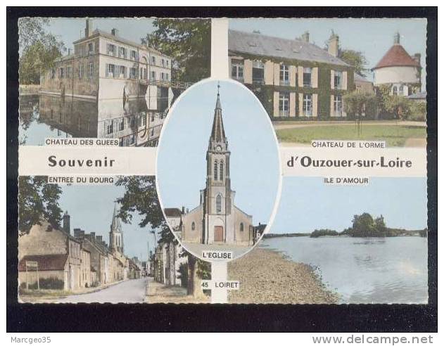 Souvenir D'ouzouer Sur Loire Multivue édit.combier N° 1 C - Ouzouer Sur Loire