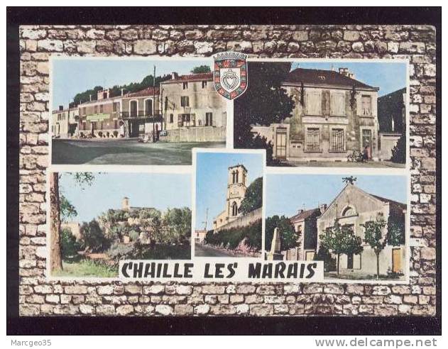 Chaille Les Marais édit.du Moulin Multivue N° 1.2.3.4.5. - Chaille Les Marais