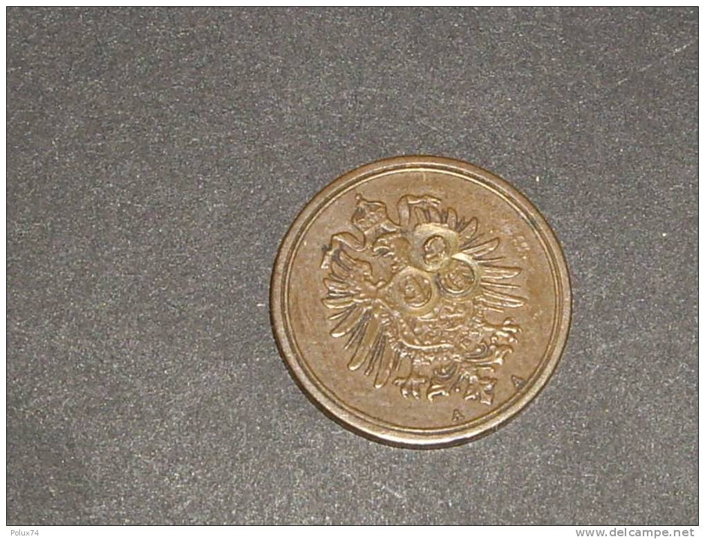 ALLEMAGNE  1 Pfennig-surchargé  Variété !!! - 1 Pfennig