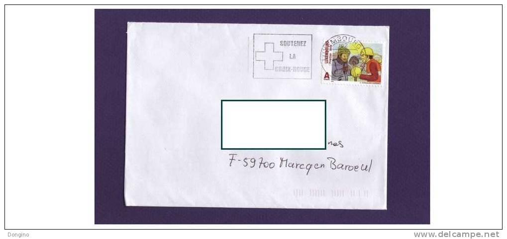 H109. Luxembourg / Used Cover / Red Cross / Safety And Security At Work / 2010 - Storia Postale