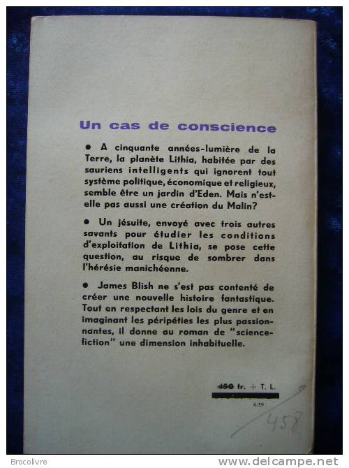 -Présence Du Futur-N°30-Un Cas De Conscience-James Blish-1 Ere Edition De 1959- - Présence Du Futur