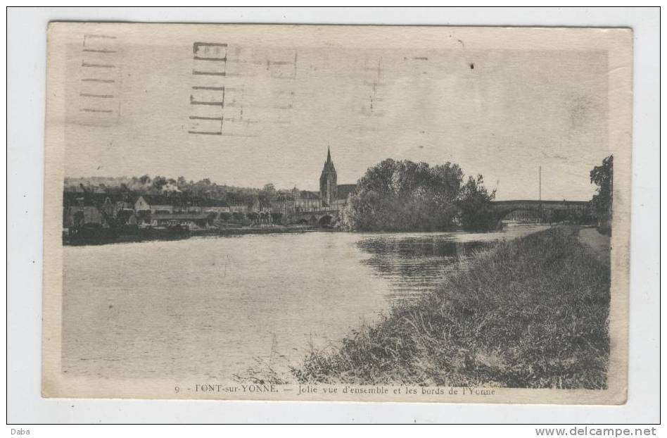 Pont-sur-Yonne. Jolie Vue D'ensemble.... - Pont Sur Yonne