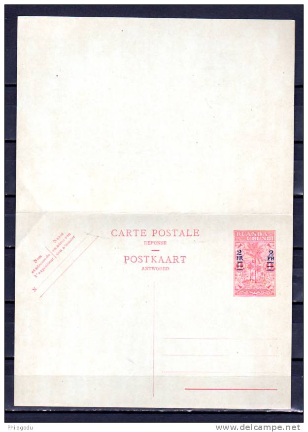 Entier Postal Avec Coupon Carte Réponse (2f / 1f) - Entiers Postaux