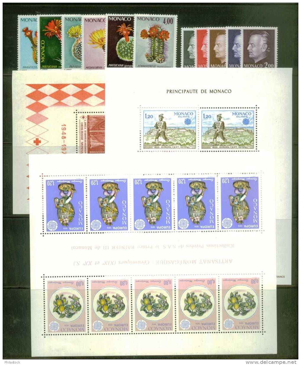 MONACO Joli Petit Lot De Bonnes Séries Tous Les Timbres Trés Propres & Sans Défaut - Collections, Lots & Series