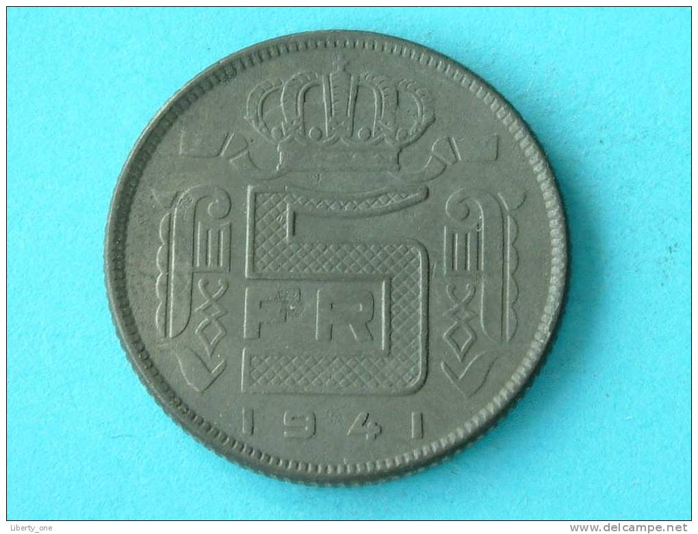 1941 VL - 5 FRANK / Morin 471 ( For Grade, Please See Photo ) ! - 5 Francs