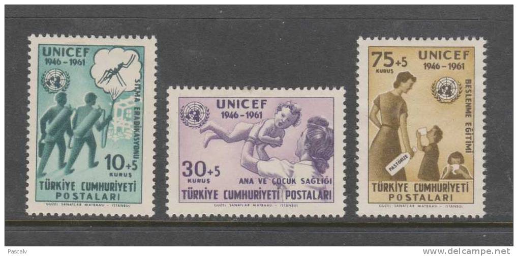 Yvert 1611 / 1613 * Neuf Charnière MH Unicef - Used Stamps