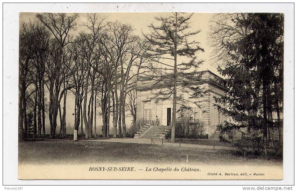 Ref 173 - ROSNY-sur-SEINE - La Chapelle Du Château - Rosny Sur Seine