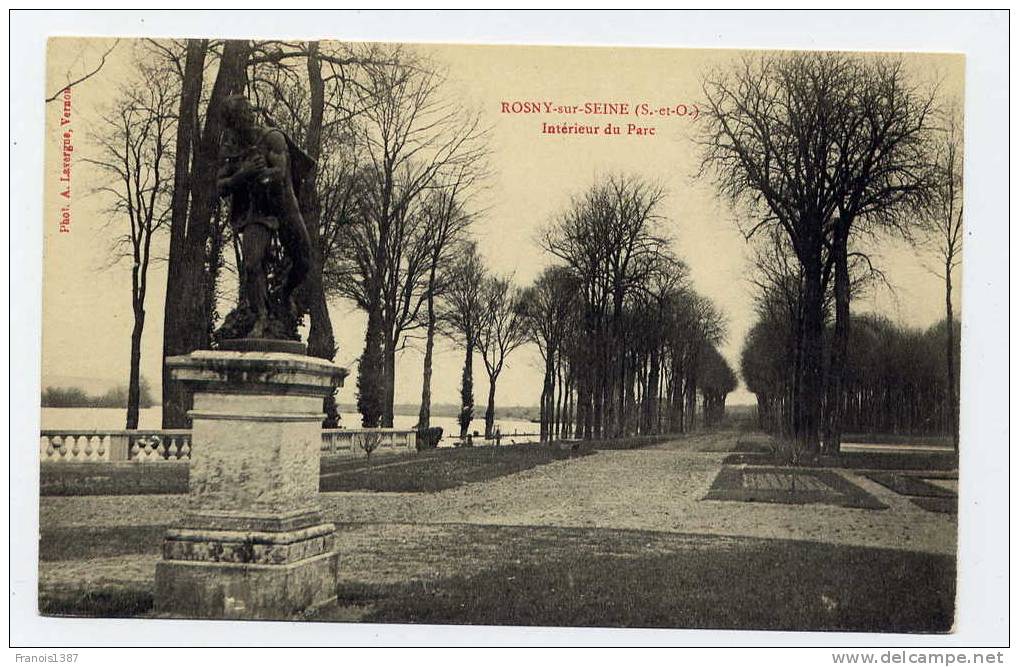 Ref 173 - ROSNY-sur-SEINE - Intérieur Du Parc - Rosny Sur Seine