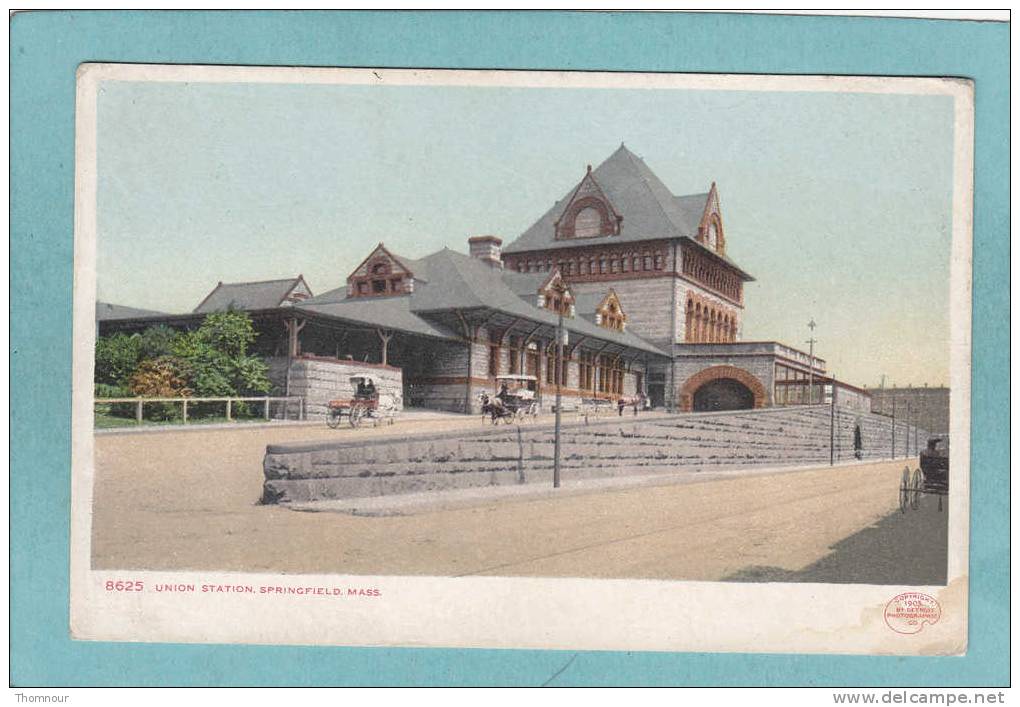 SPRINGFIELD  -  2  CARTES  -  Union  Station  - - Springfield