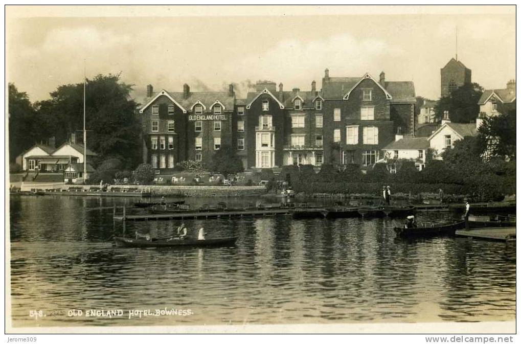 ROYAUME-UNI - CUMBRIA - BOWNESS-ON-WINDERMERE - CPA - N°548 - Bowness, Old England Hotel Bowness - Other & Unclassified