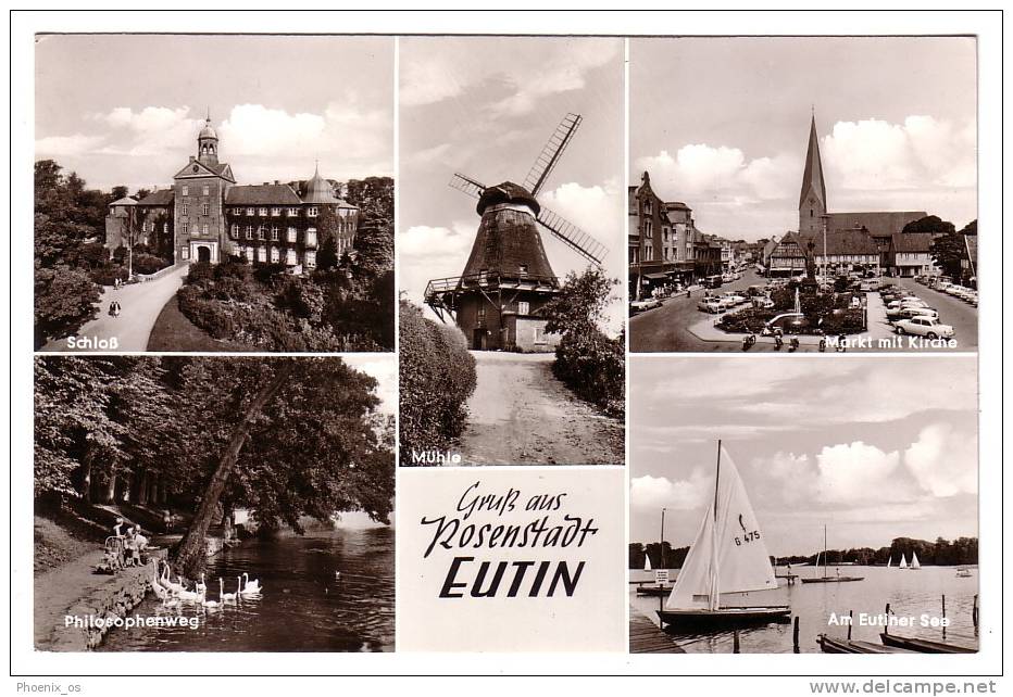 GERMANY - Eutin, Mosaic Postcard, Year 1967 - Eutin