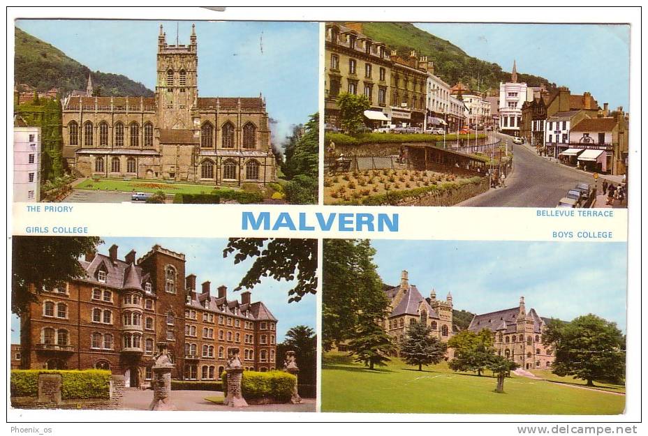 UNITED KINGDOM - Malvern, Worcestershire, Mosaic Postcard, No Stamps - Sonstige & Ohne Zuordnung