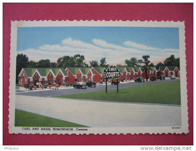 Forrest City Ar-- 2 Differenr Cards -- Carls Court ---Linen -    ----Ref 146 - Altri & Non Classificati