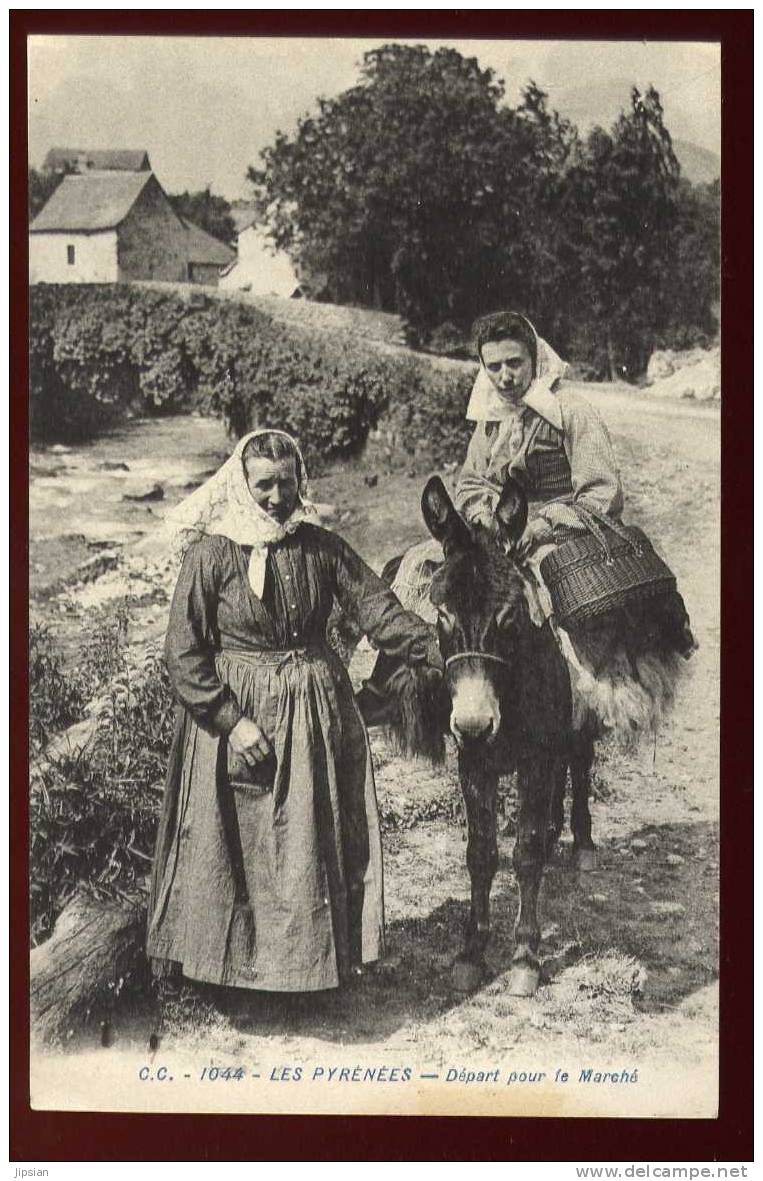 Cpa Les Pyrénées  Départ Pour Le Marché  ABE31 - Midi-Pyrénées