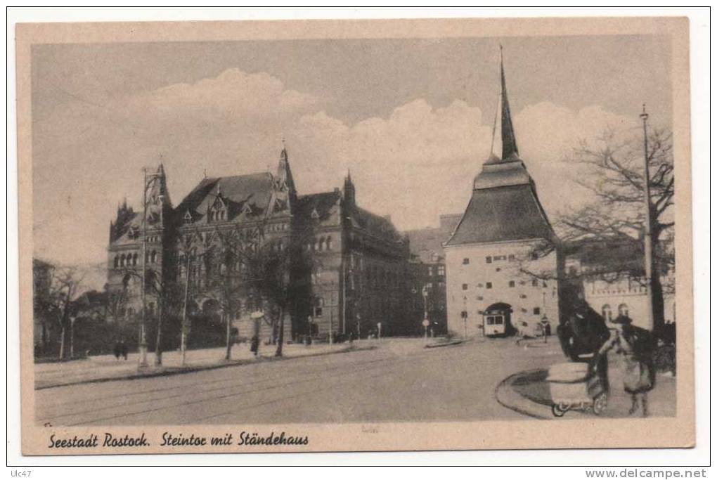 - Seestadt Rostok. Steintse Mit Ständehaus. - - Rostock