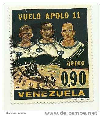 1969 - Venezuela PA 977 Apollo XI C260, - Amérique Du Sud