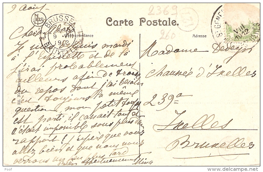 Parc De La Grande Espinette : Campagne De Lansrode ( Oude Kleurkaart) ---1912 - St-Genesius-Rode