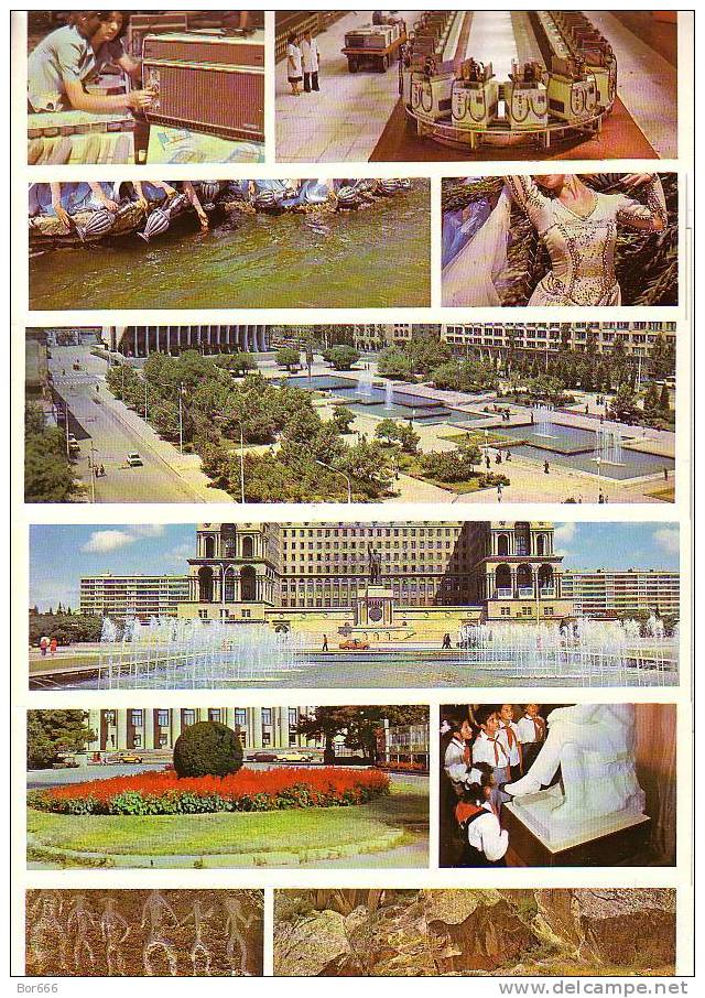 GOOD RUSSIA 15 Postcards Set 1980 - Azerbaijan - BAKU - Azerbaïjan