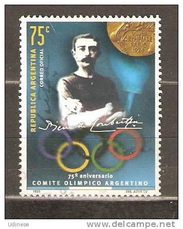 ARGENTINA 1999 - 75 YEARS OLYMPIC COMITEE  - USED OBLITERE GESTEMPELT USADO - Oblitérés