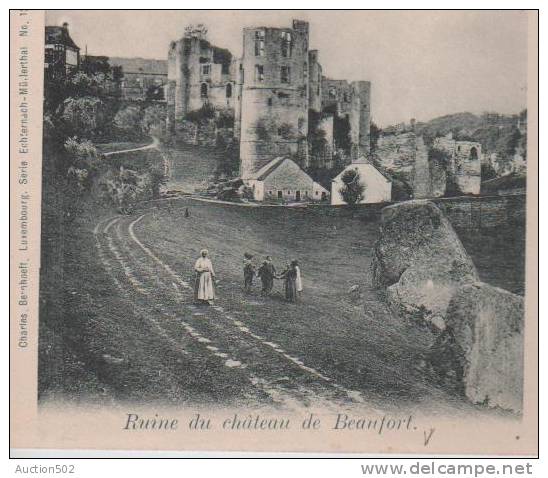Grand Duché De Luxembourg Ruines Du Château De Beaufort 212 - Châteaux