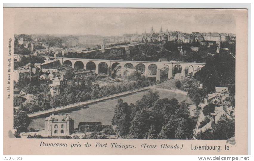 Grand Duché De Luxembourg CP Panorama Pris Du Fort Thüngen (Trois Glands) Luxembourg 221 - Luxembourg - Ville