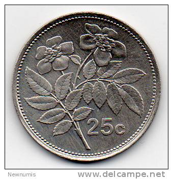 MALTA 25 CENTAVOS 1986 - Malta