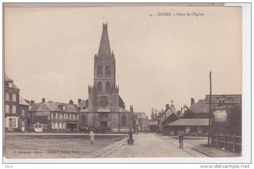 76.528/ TOTES - Place De L'église - Totes