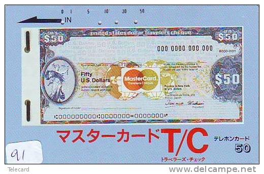 Telefonkarte JAPAN Billet De Banque (91) Bank Note  Bills  Notes  Money  Banknote Bill  Banknotes Bankbiljet TC Check - Francobolli & Monete