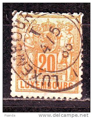 1882 Luxembourg Mino 51 A - 1882 Allegory