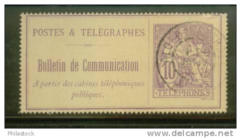 FRANCE Téléphone. N° 22 Obl. - Télégraphes Et Téléphones