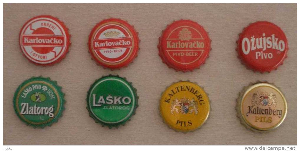 8.  BEER CAPS ( Croatia ) Biere Cerveza Pils Birra Bier Cerveja &#1087;&#1080;&#1074;&#1086; CAPSULE DE BIERE - Beer