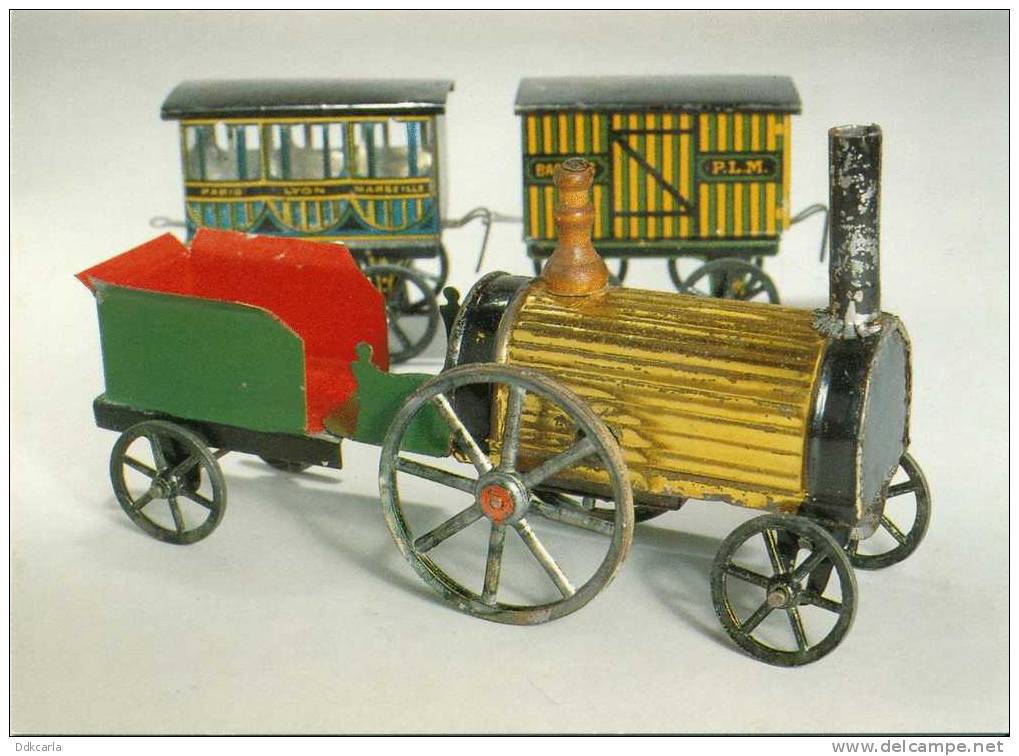 Postcard - Train, D S French, C 1890 - Collection J And P, London - Jeux Et Jouets