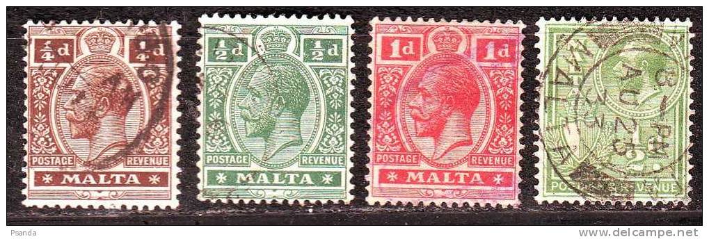 1914 Malta Lot 2 - Malte (...-1964)