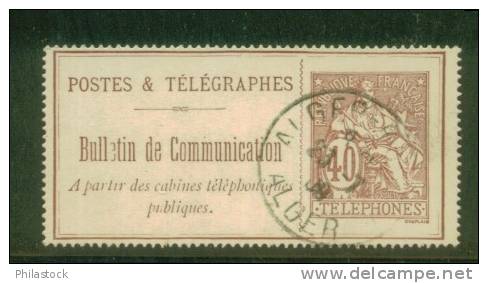 FRANCE Téléphone. N° 26 Obl. - Telegraphie Und Telefon