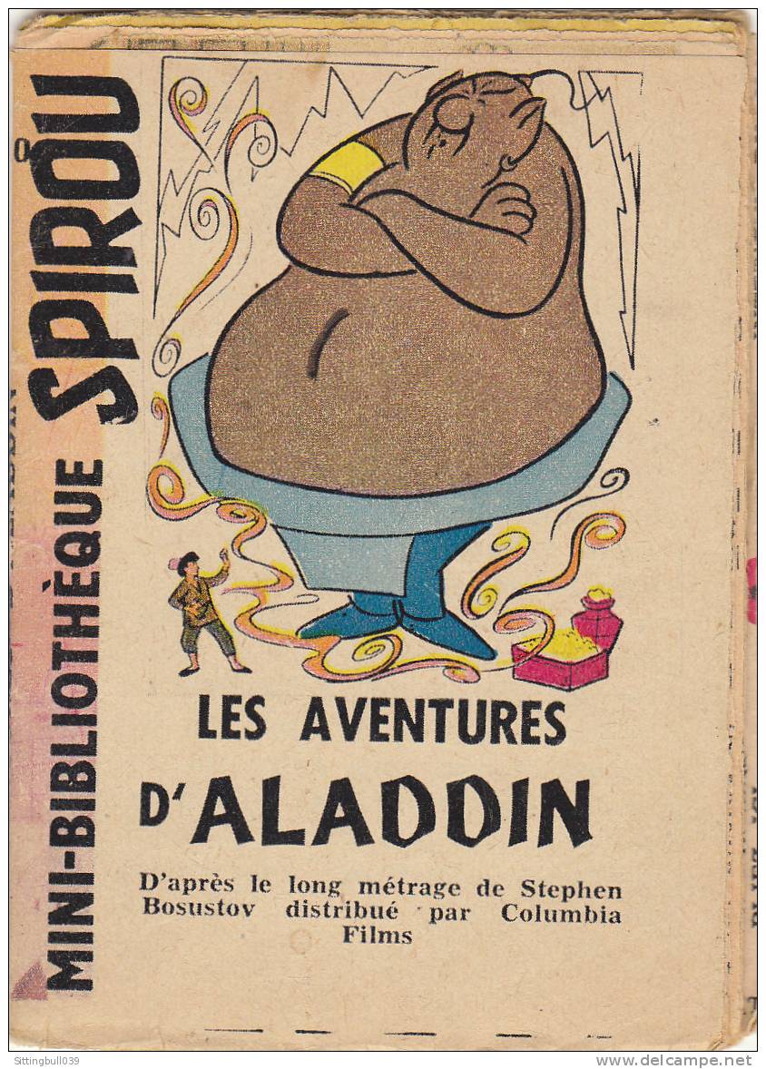MINI-RECIT De SPIROU. N° 10. Les Aventures D' ALADDIN. BOSUSTOV. 1960. Dupuis Marcinelle. - Spirou Magazine