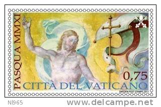 STATO CITTA' DEL VATICANO - VATIKAN STATE - BENEDETTO XVI  - ANNO 2011 - PASQUA - NUOVI - MNH ** - Nuevos