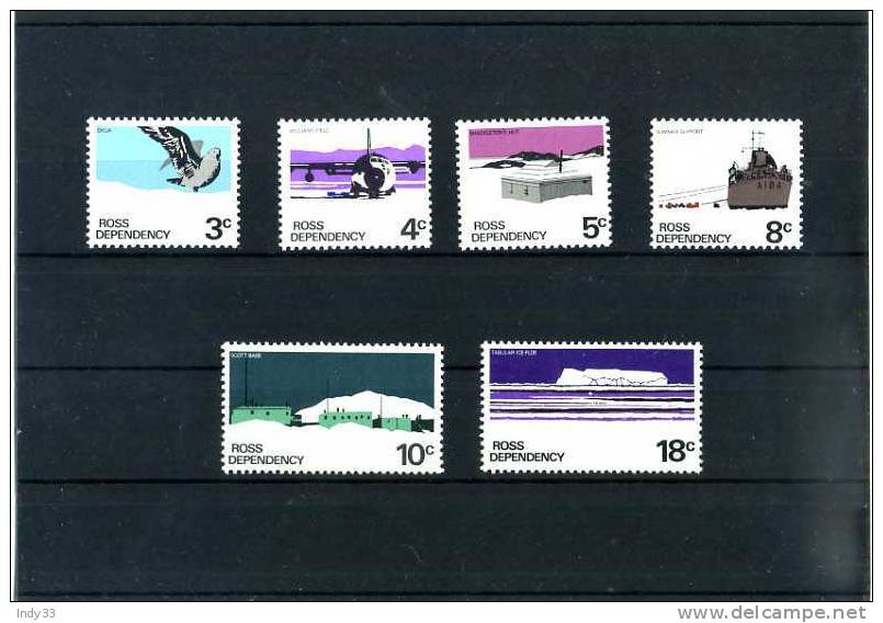 - ROSS DEPENDENCY . SUITE DE TIMBRES  NEUFS SANS CHARNIERE - Unused Stamps