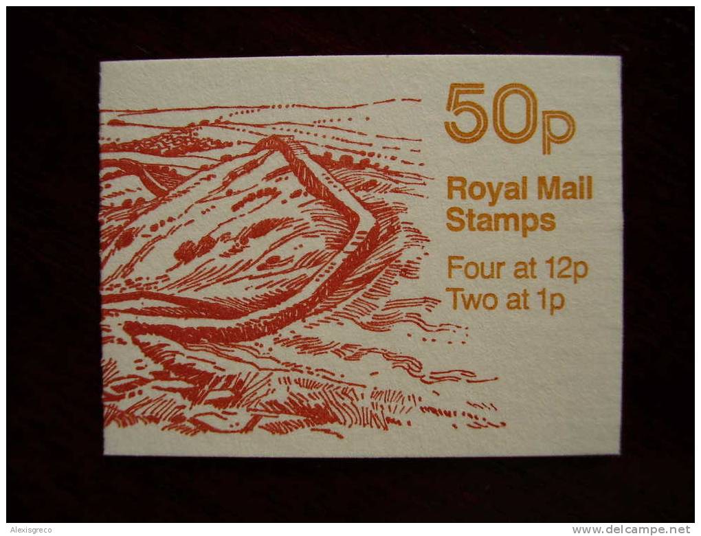 GB BOOKLETS 1986 FOLDED 50p ROMAN BRITAIN MINT - Booklets