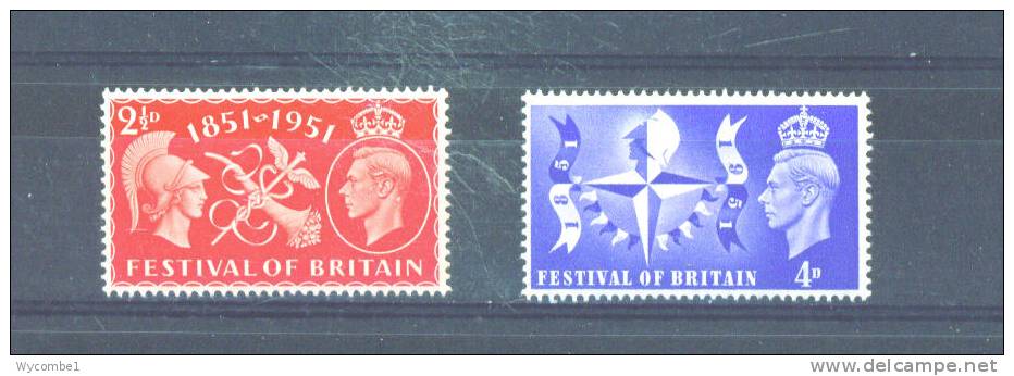 GREAT BRITAIN -  1951  Festival Of Britain  MM - Ungebraucht