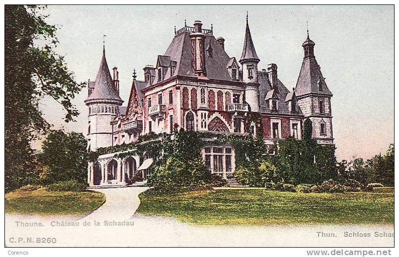 6032  THOUNE   Chateau De La Schadau  Non écrite - Thun