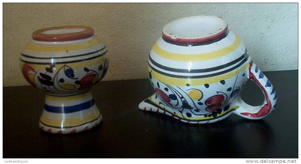 DERUTA Arabesco - Small Pitcher § Vase- Kannetje En Vaasje - Petit Pichet § Vase - CR 273 - Deruta (ITA)