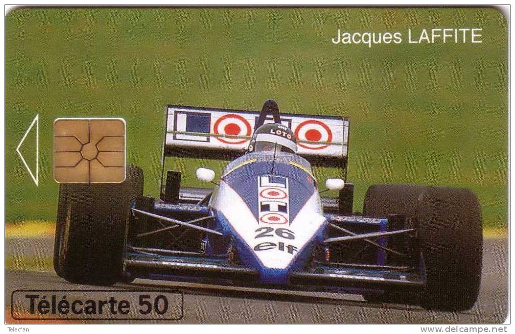 FRANCE PRIVEE 50U JACQUES LAFFITE ELF F1 LOTO FRANCAISE DES JEUX   EN 1176 UT - 50 Einheiten